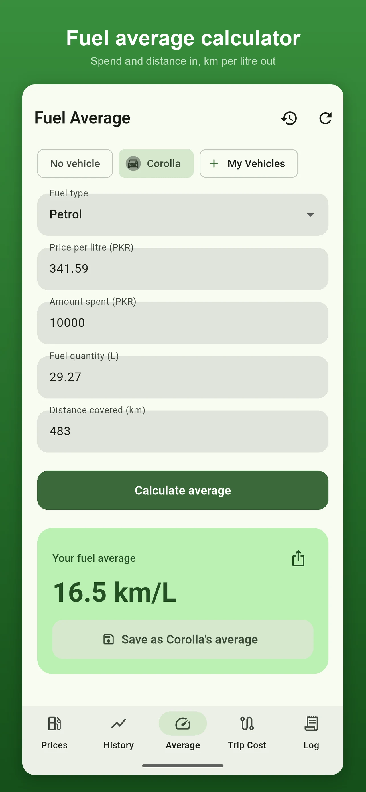 Petrol Price Pakistan Today screenshot